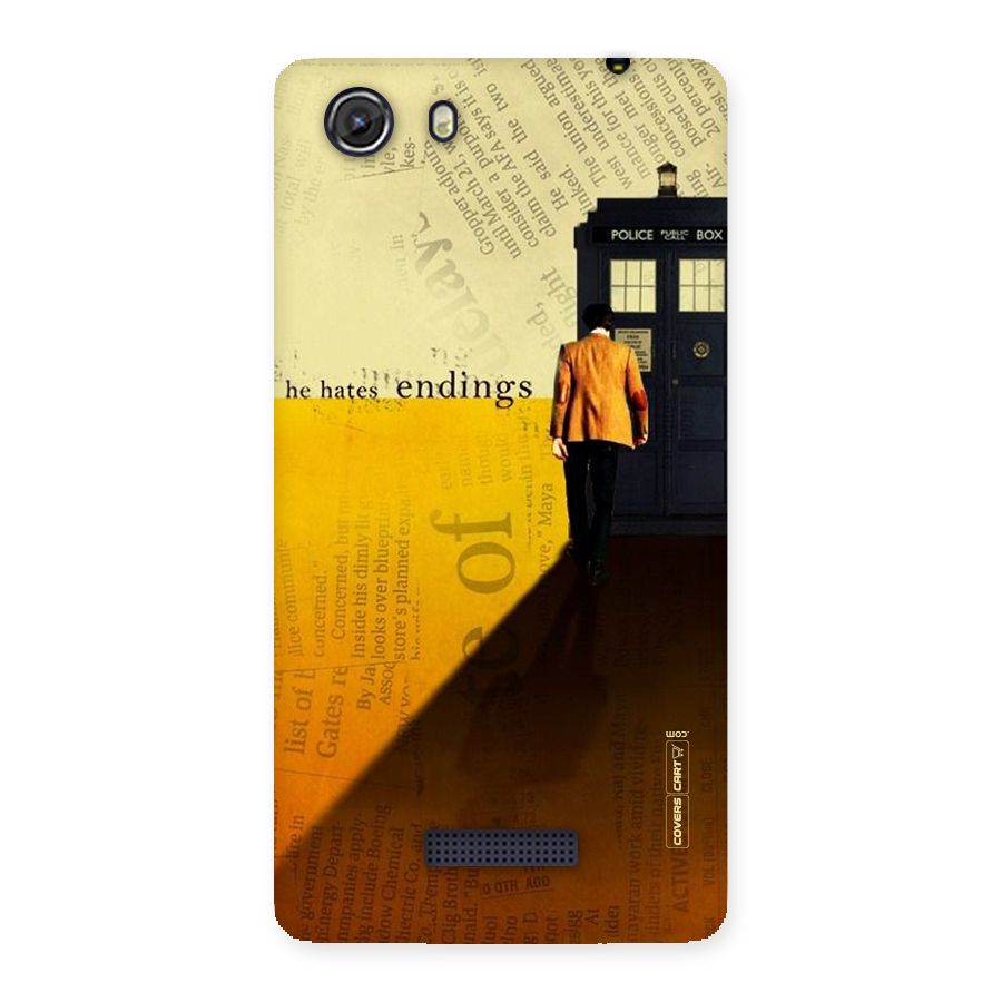 Hates Endings Back Case for Micromax Unite 3
