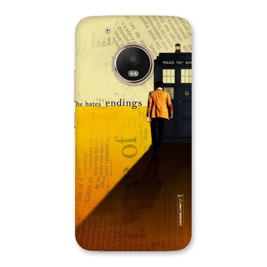 Hates Endings Back Case for Moto G5 Plus