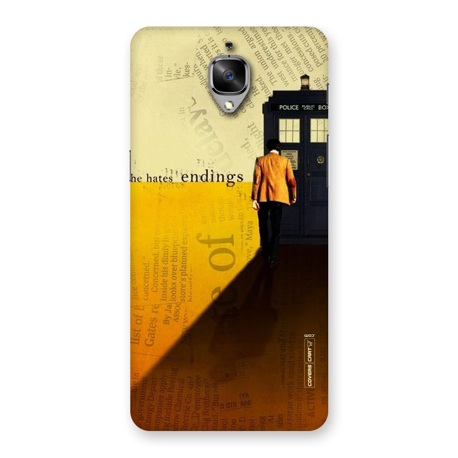 Hates Endings Back Case for OnePlus 3