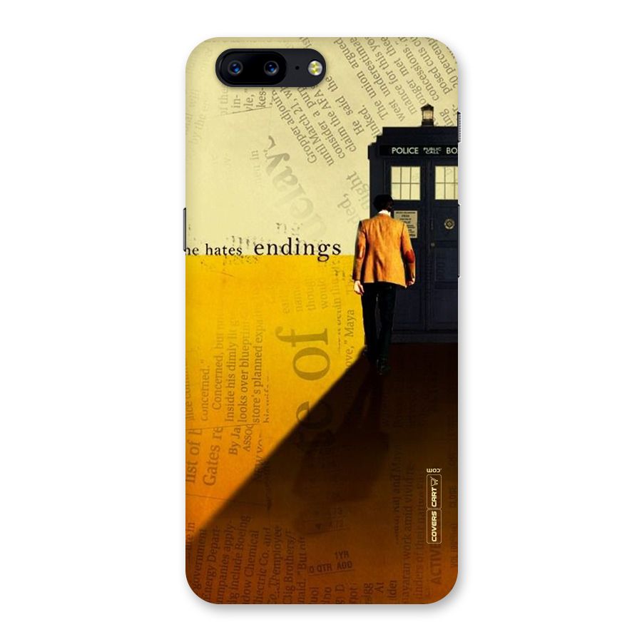 Hates Endings Back Case for OnePlus 5