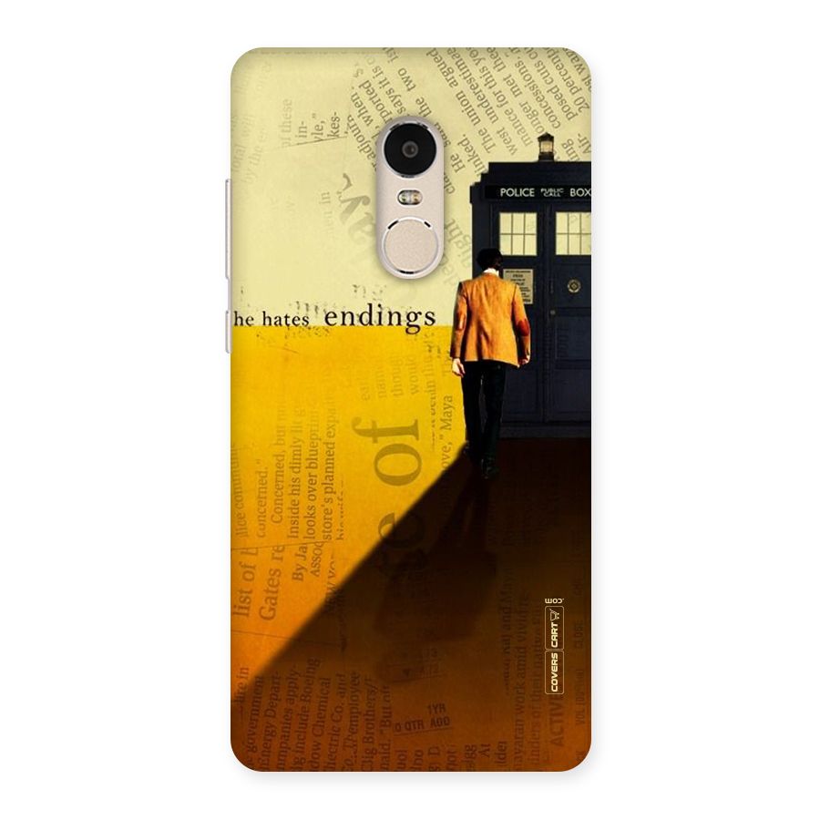 Hates Endings Back Case for Xiaomi Redmi Note 4