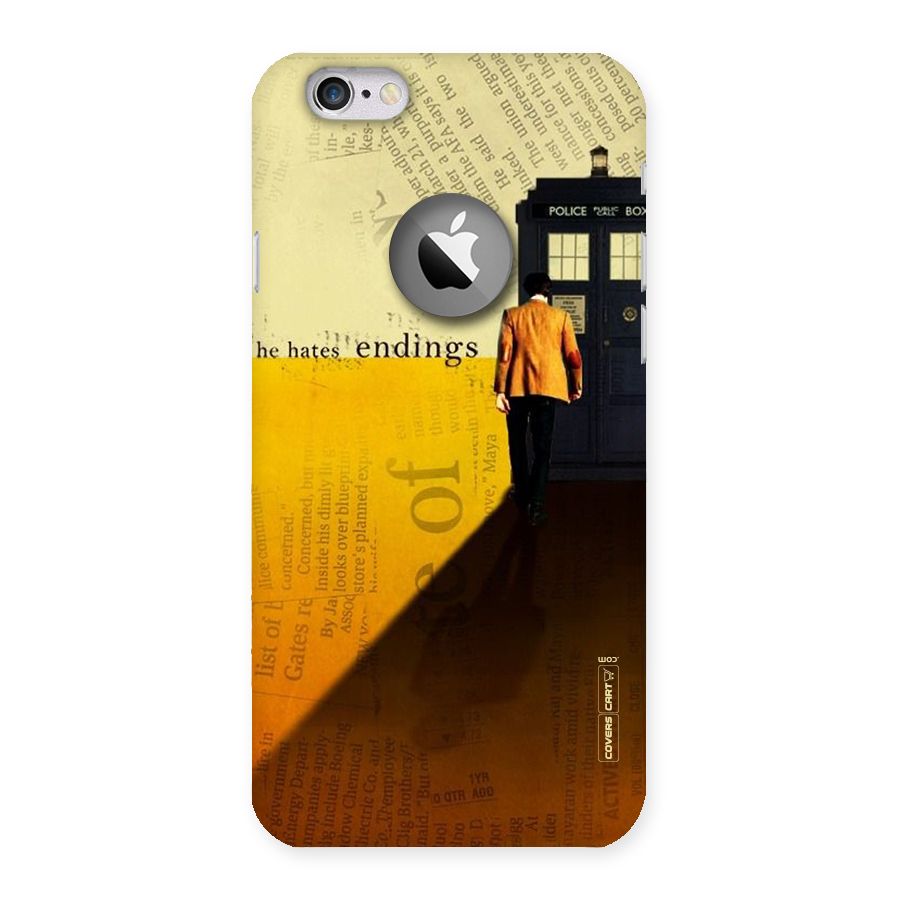 Hates Endings Back Case for iPhone 6 Logo Cut