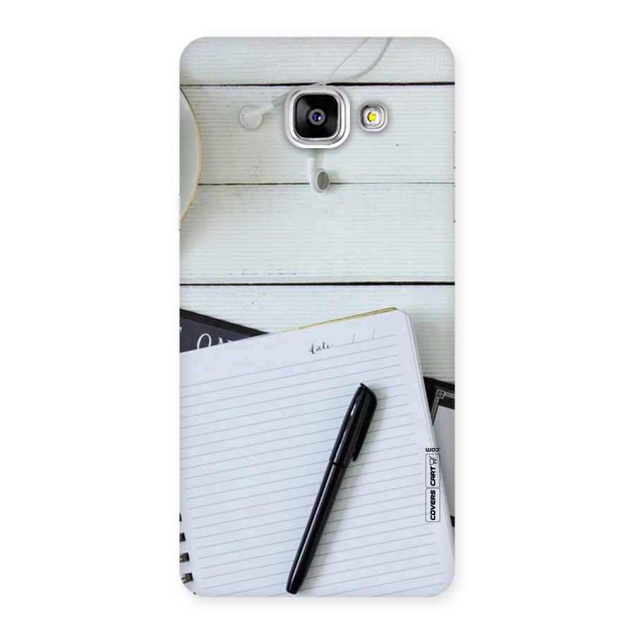 Headphones Notes Back Case for Galaxy A5 2016