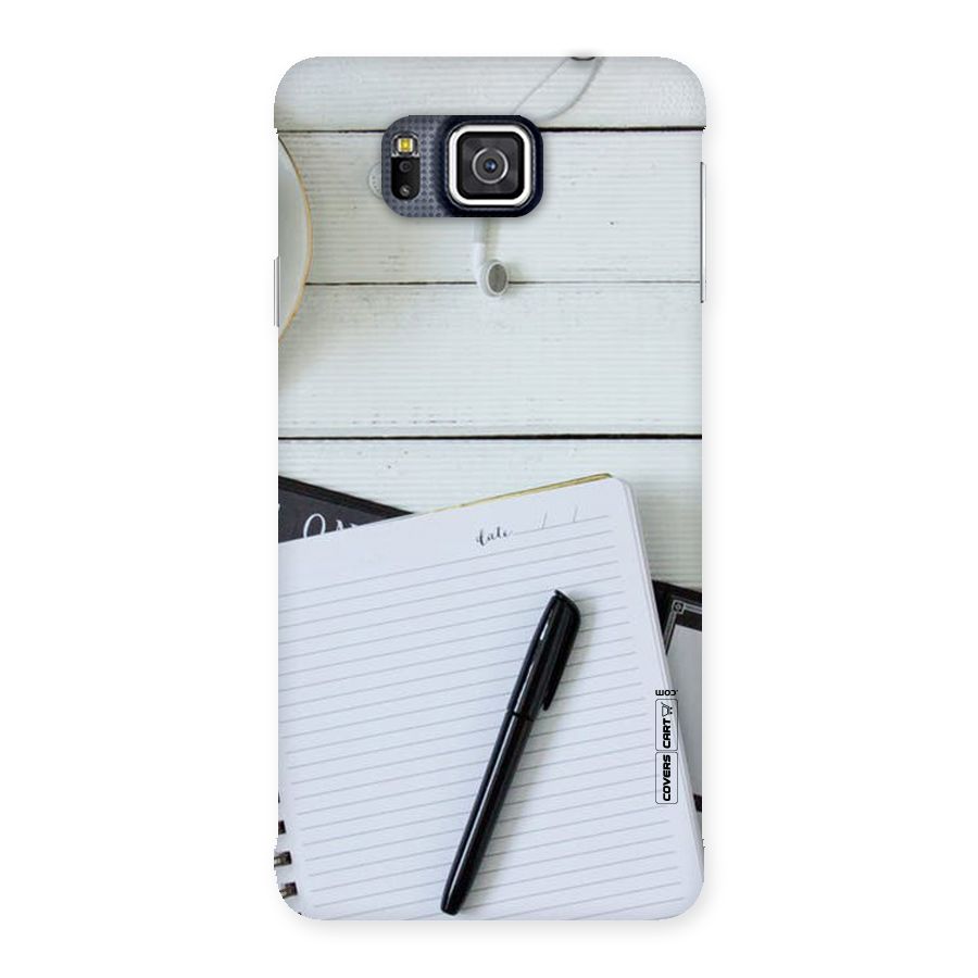 Headphones Notes Back Case for Galaxy Alpha