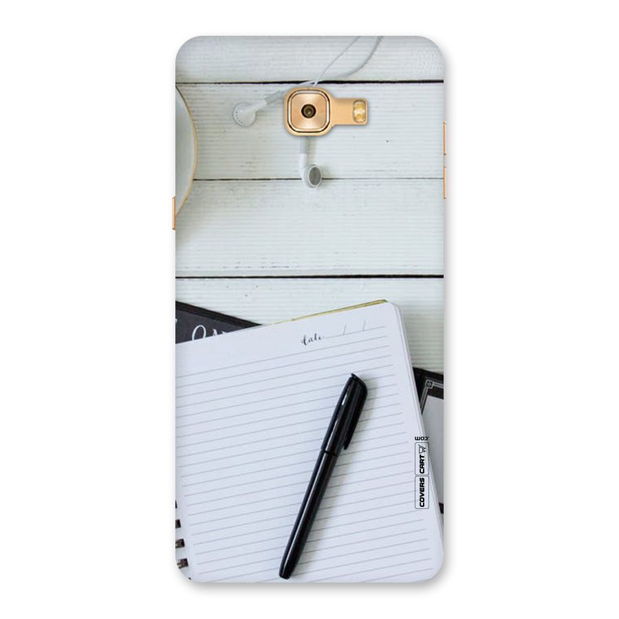 Headphones Notes Back Case for Galaxy C9 Pro