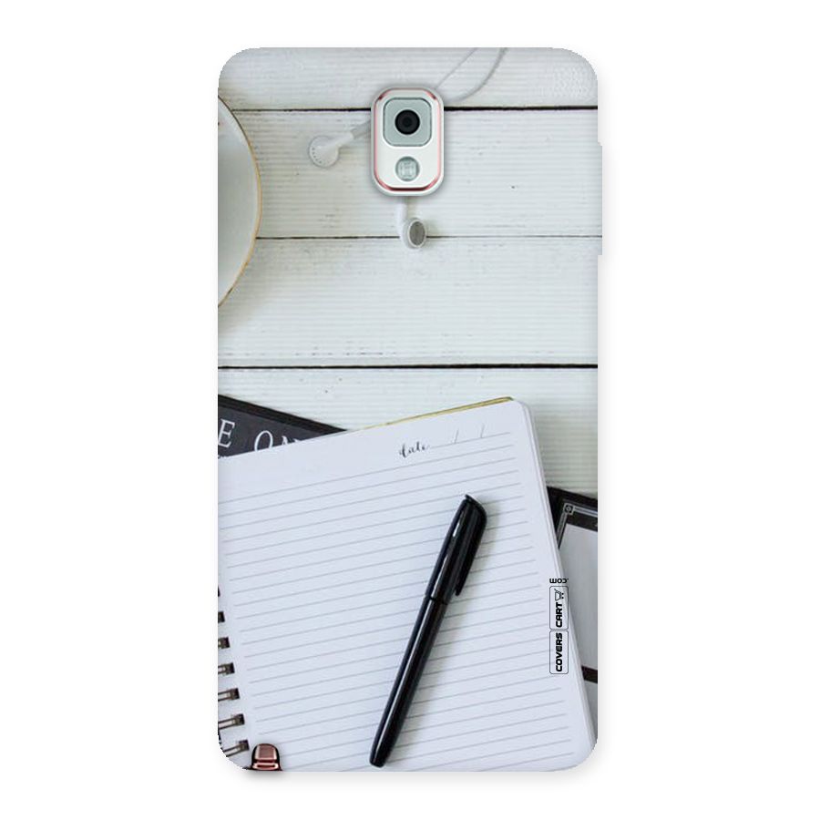 Headphones Notes Back Case for Galaxy Note 3
