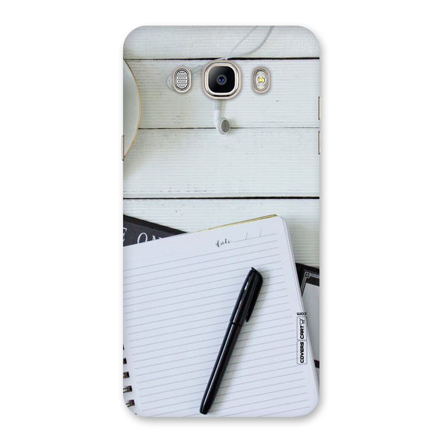Headphones Notes Back Case for Galaxy On8