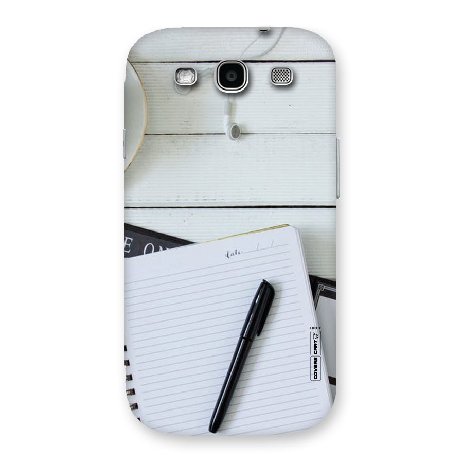 Headphones Notes Back Case for Galaxy S3 Neo
