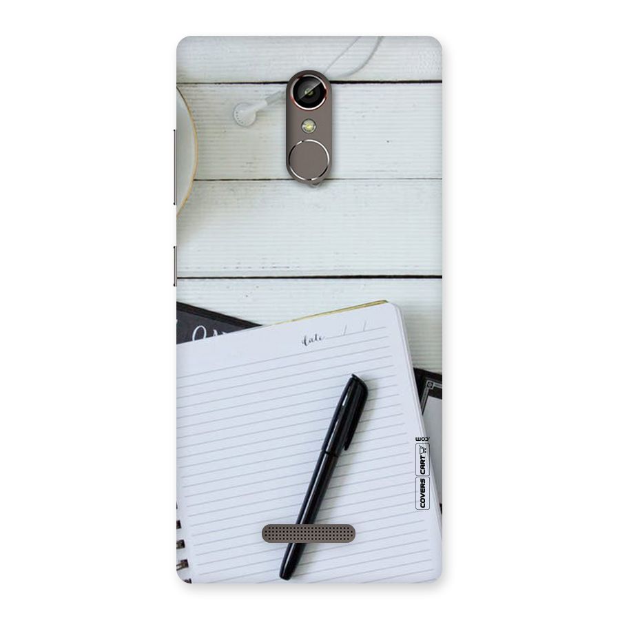 Headphones Notes Back Case for Gionee S6s