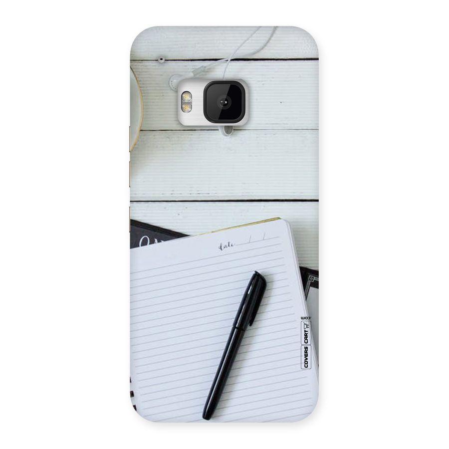 Headphones Notes Back Case for HTC One M9