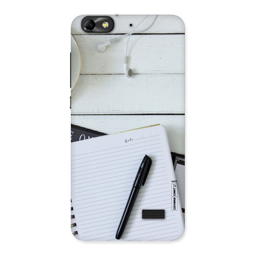 Headphones Notes Back Case for Honor 4C