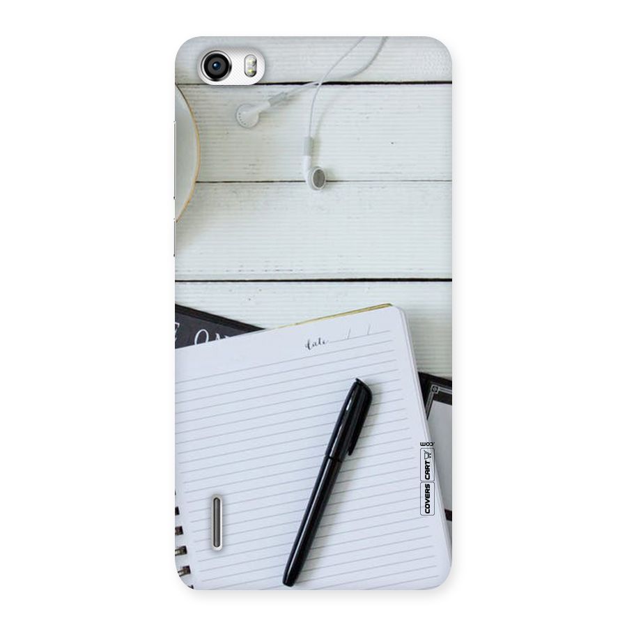 Headphones Notes Back Case for Honor 6