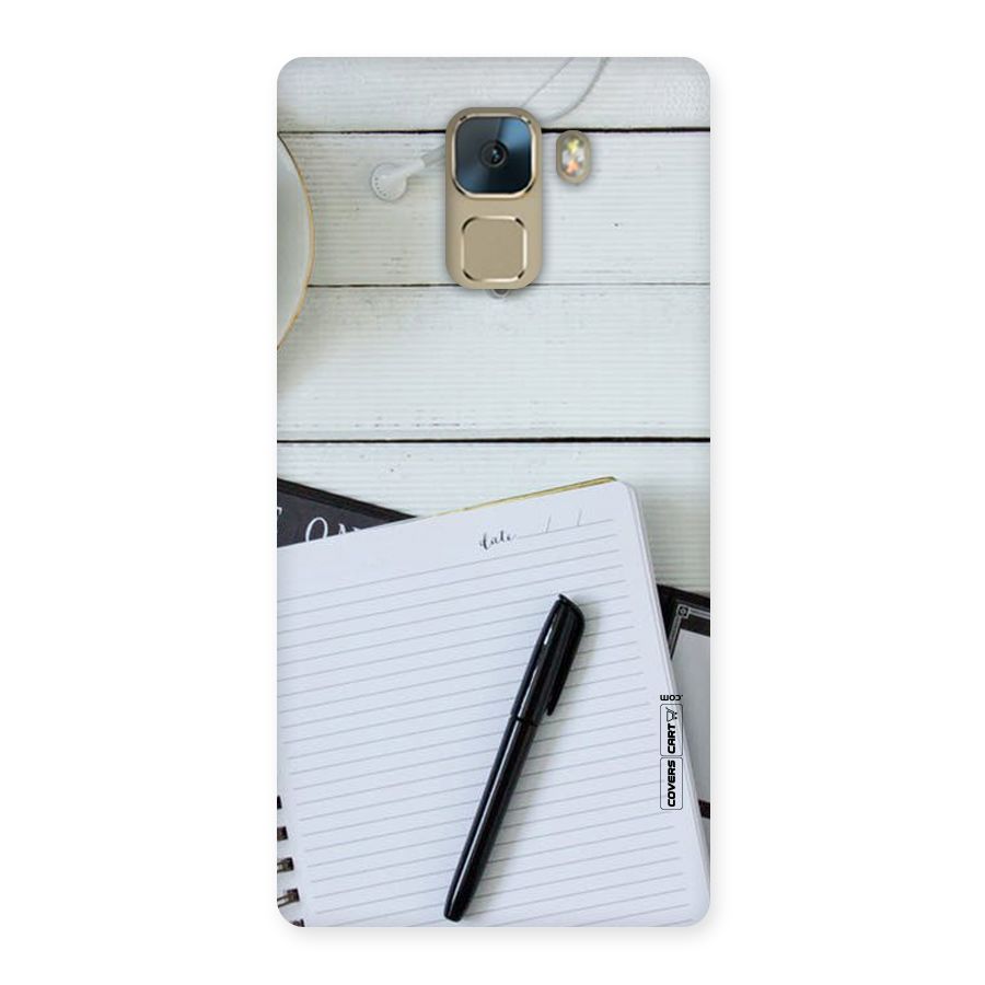 Headphones Notes Back Case for Huawei Honor 7