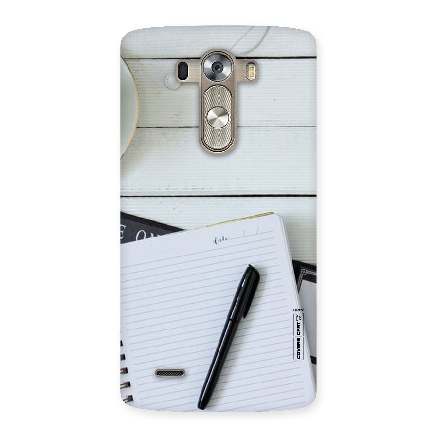 Headphones Notes Back Case for LG G3