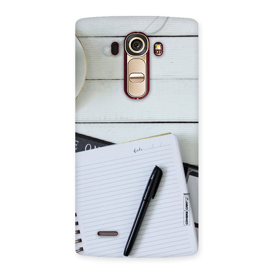 Headphones Notes Back Case for LG G4