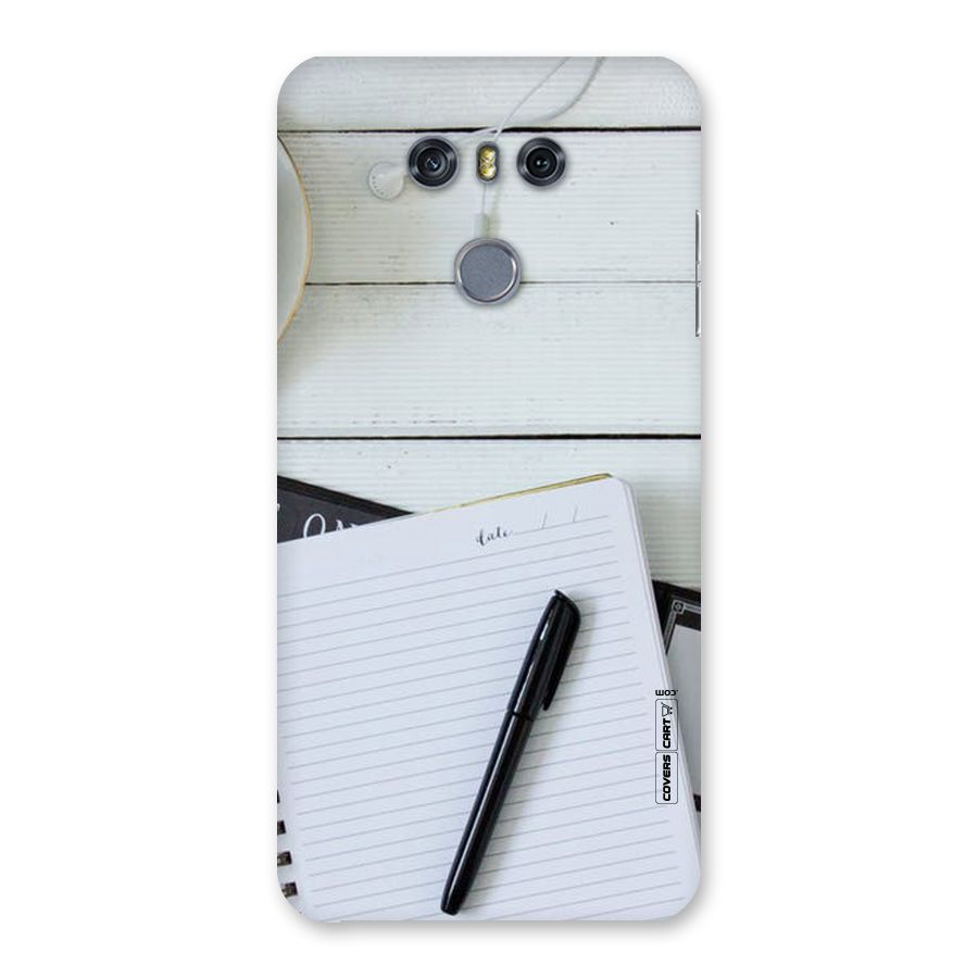 Headphones Notes Back Case for LG G6