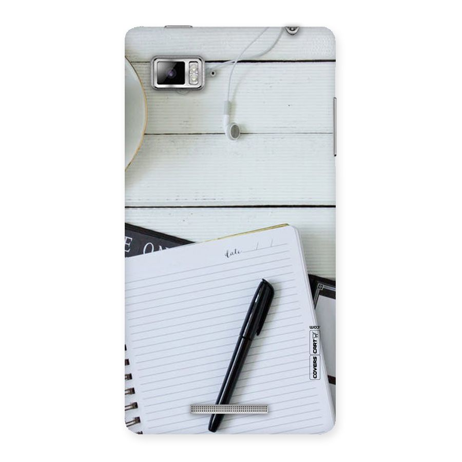 Headphones Notes Back Case for Lenovo Vibe Z K910