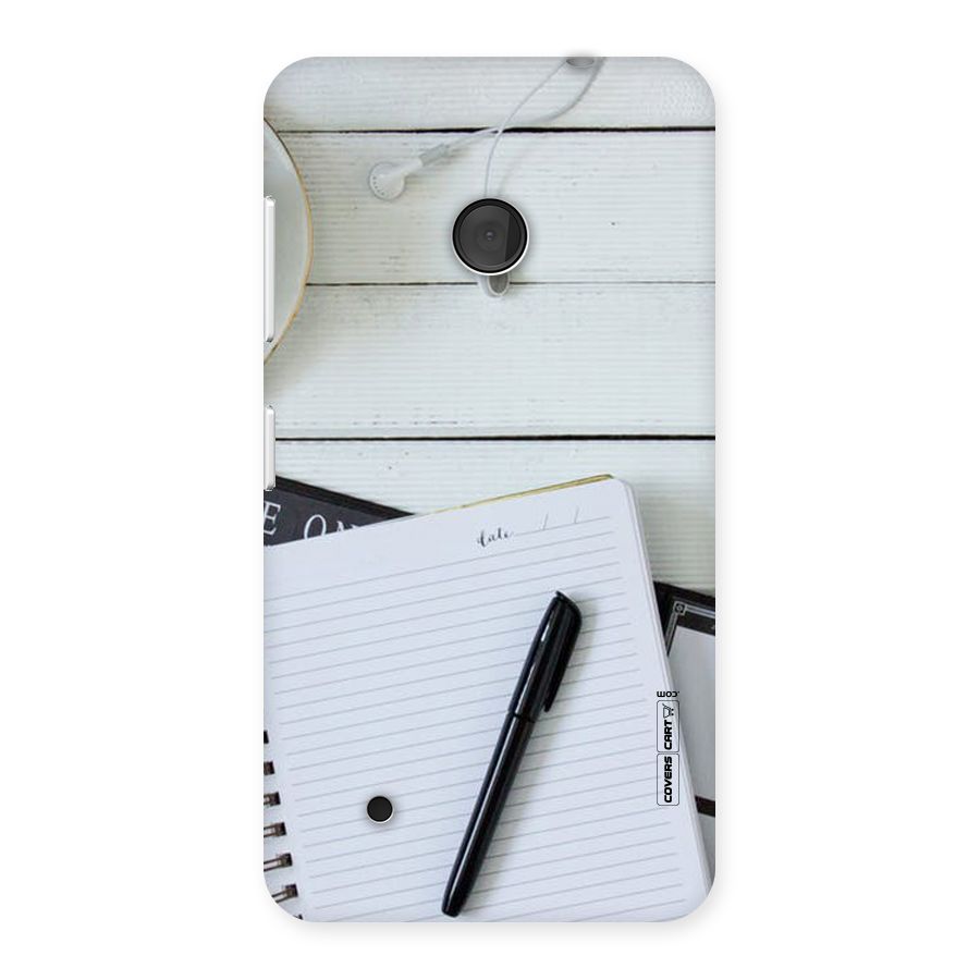Headphones Notes Back Case for Lumia 530