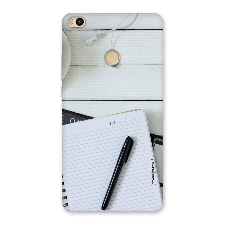 Headphones Notes Back Case for Mi Max 2
