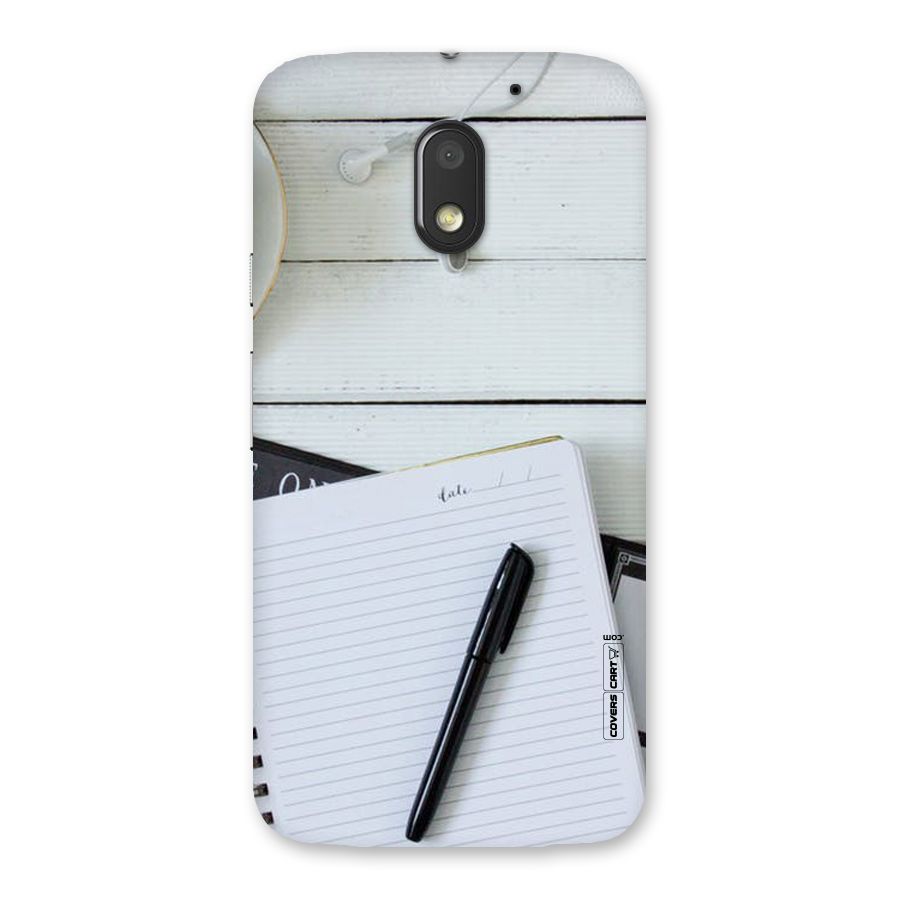 Headphones Notes Back Case for Moto E3 Power