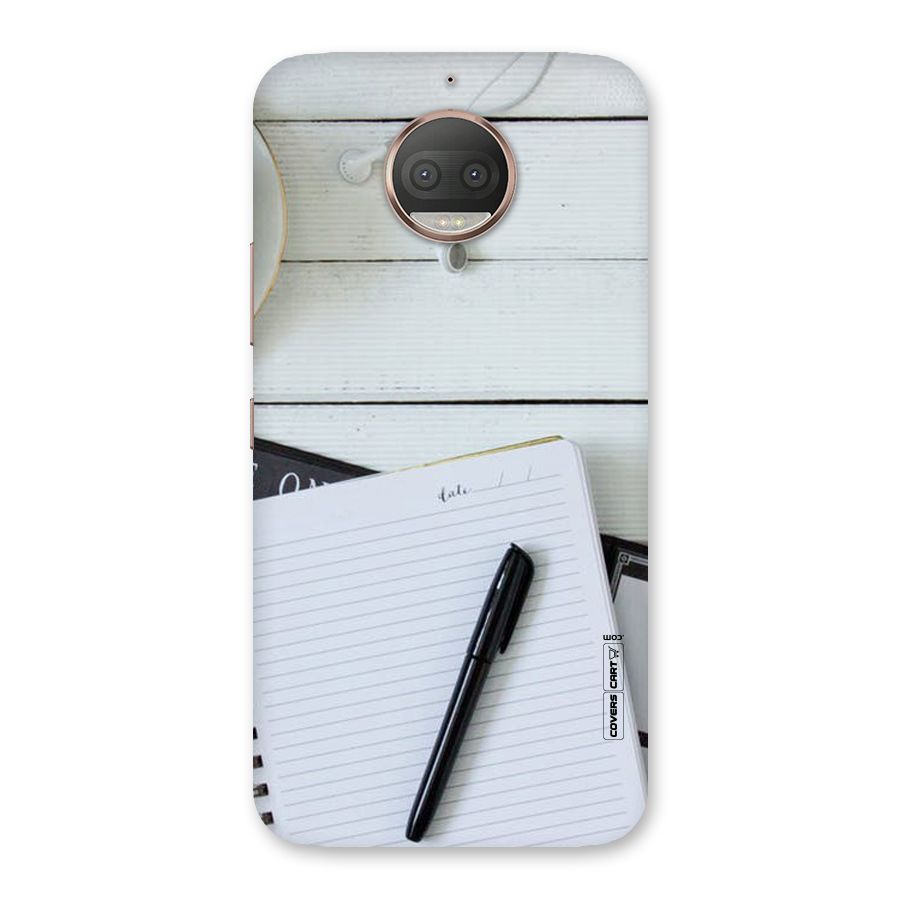 Headphones Notes Back Case for Moto G5s Plus