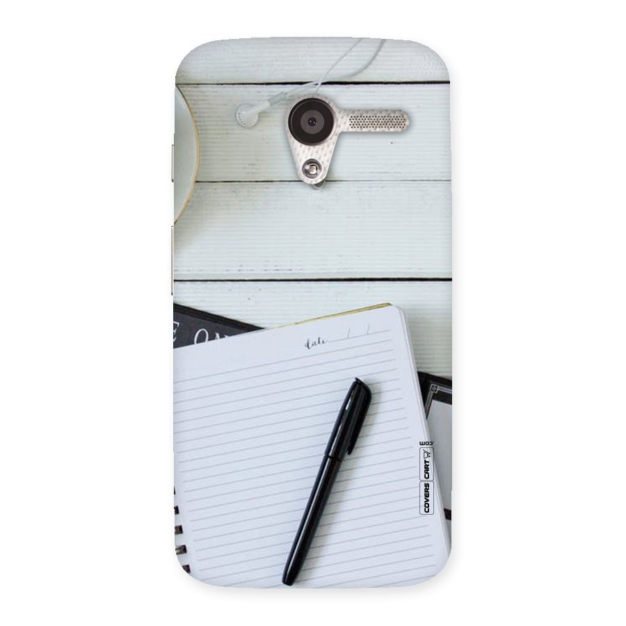 Headphones Notes Back Case for Moto X