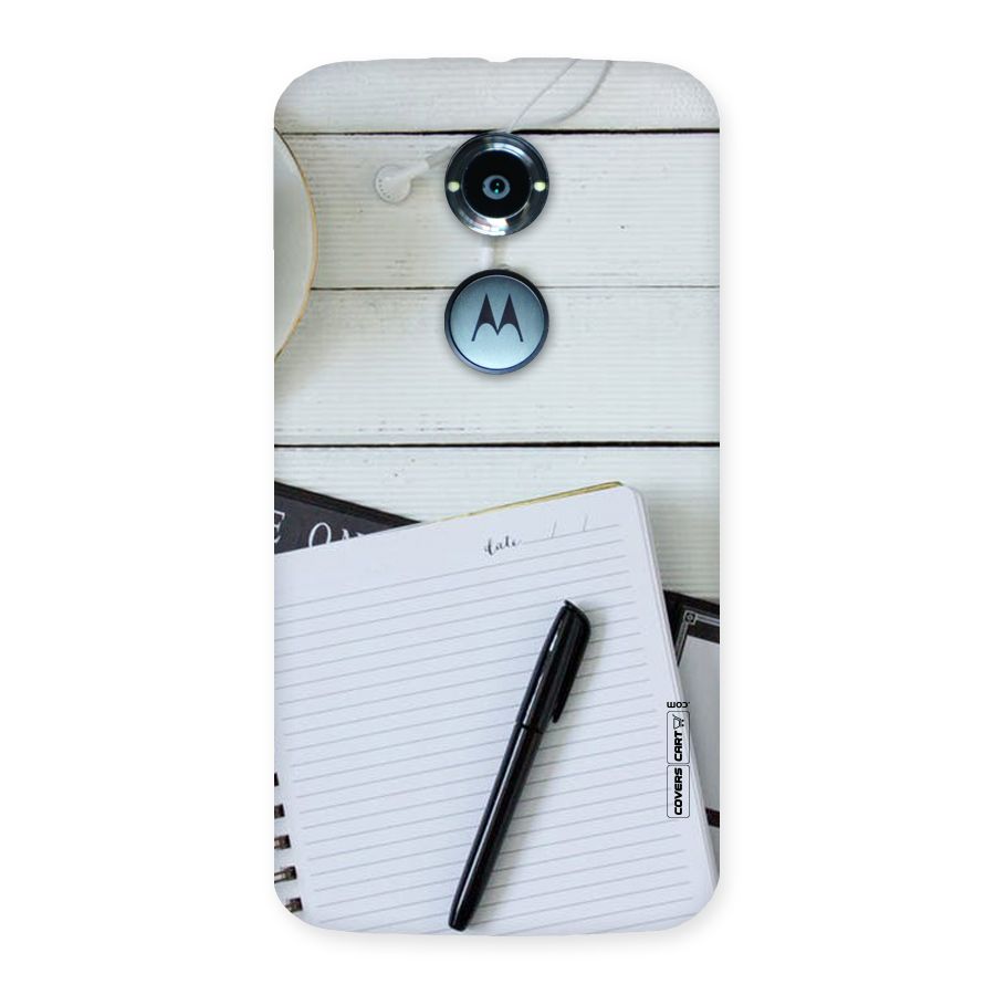 Headphones Notes Back Case for Moto X 2nd Gen