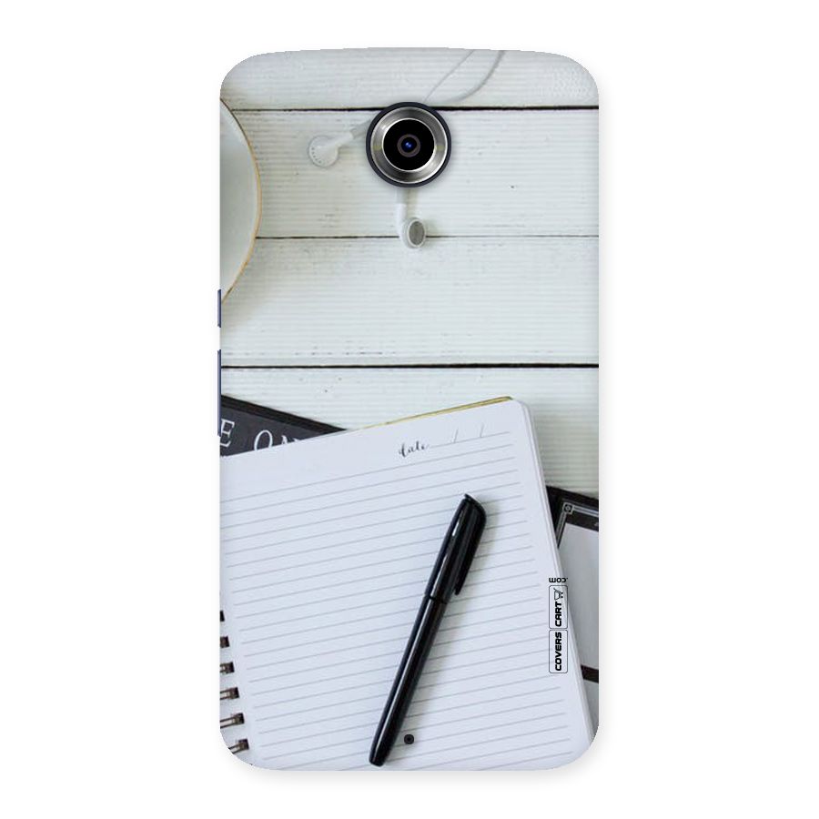 Headphones Notes Back Case for Nexsus 6