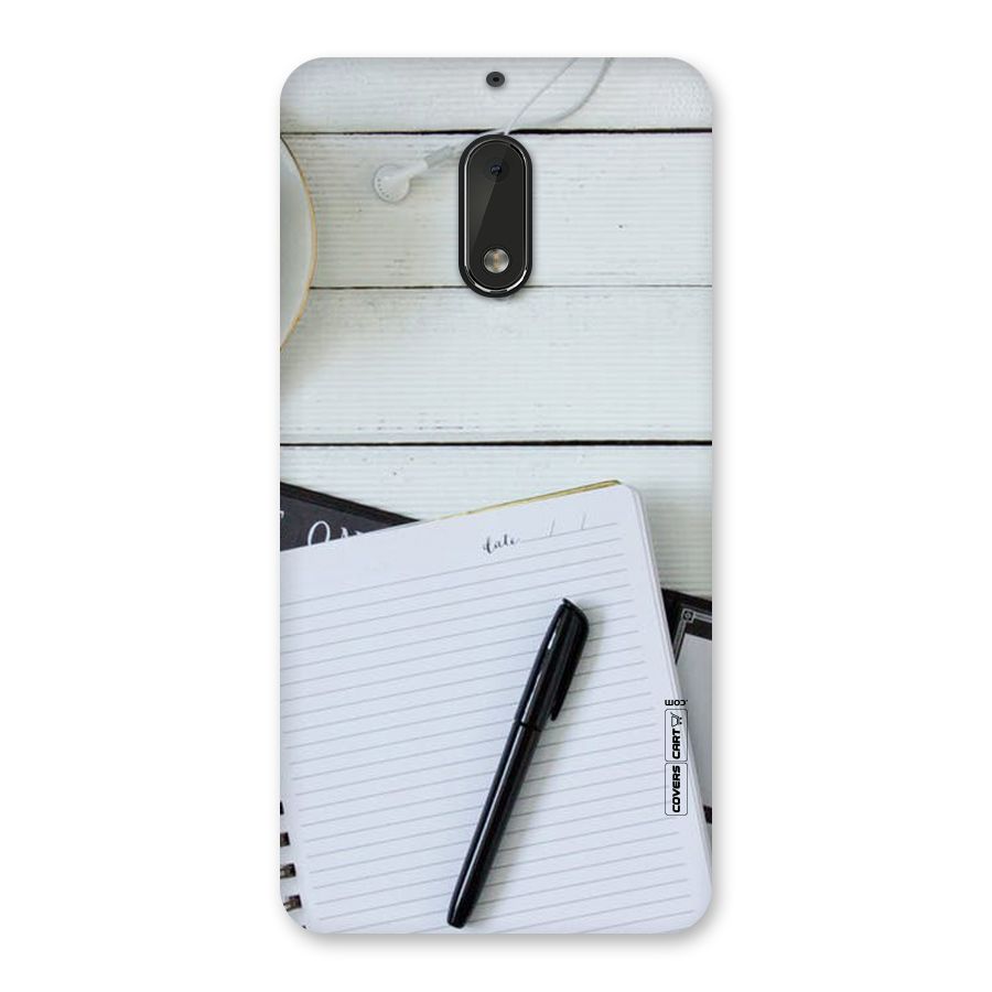 Headphones Notes Back Case for Nokia 6