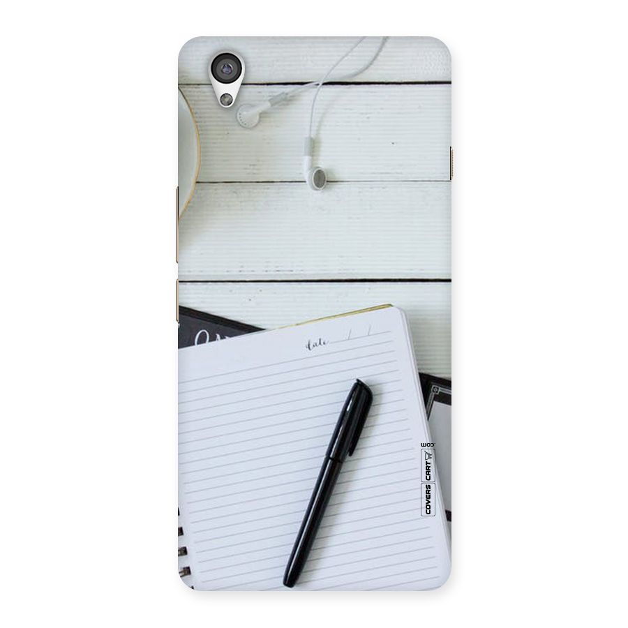 Headphones Notes Back Case for OnePlus X