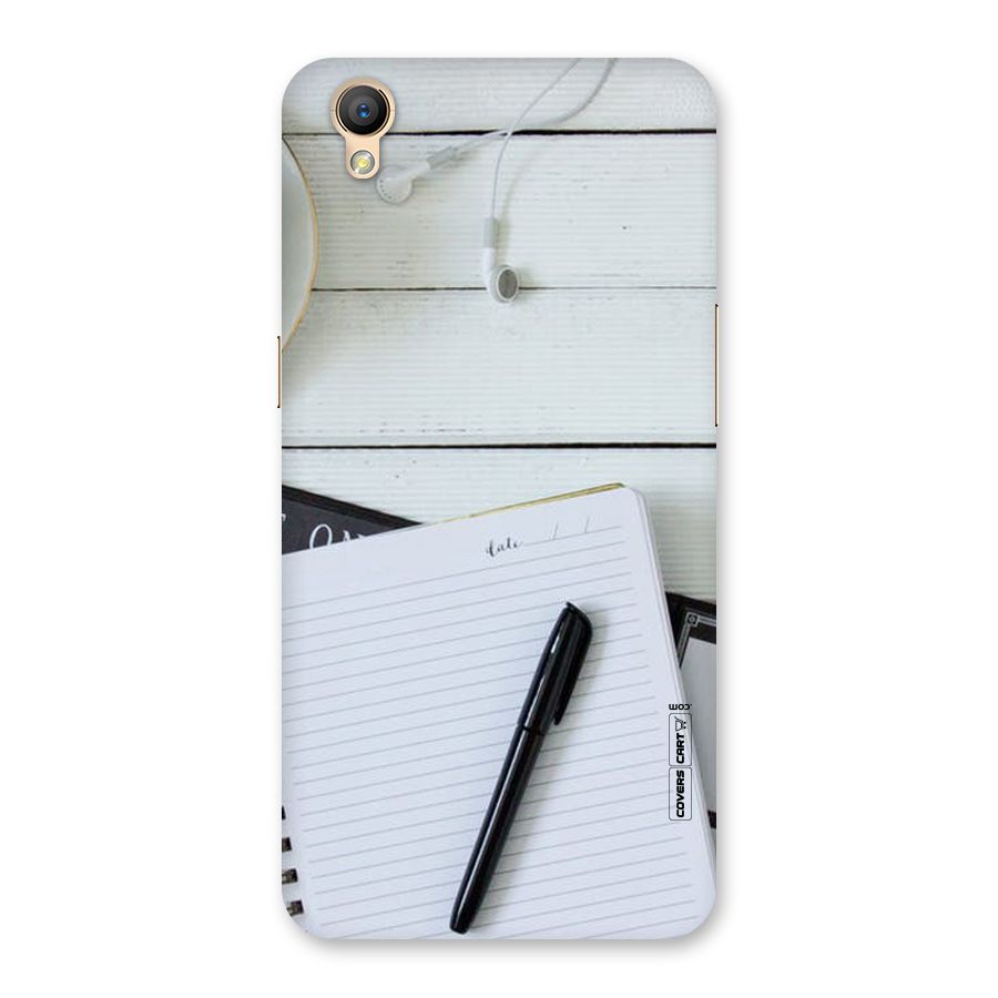 Headphones Notes Back Case for Oppo A37