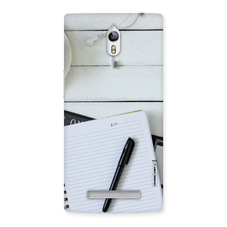 Headphones Notes Back Case for Oppo Find 7