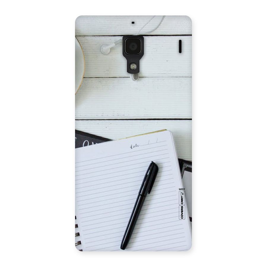 Headphones Notes Back Case for Redmi 1S