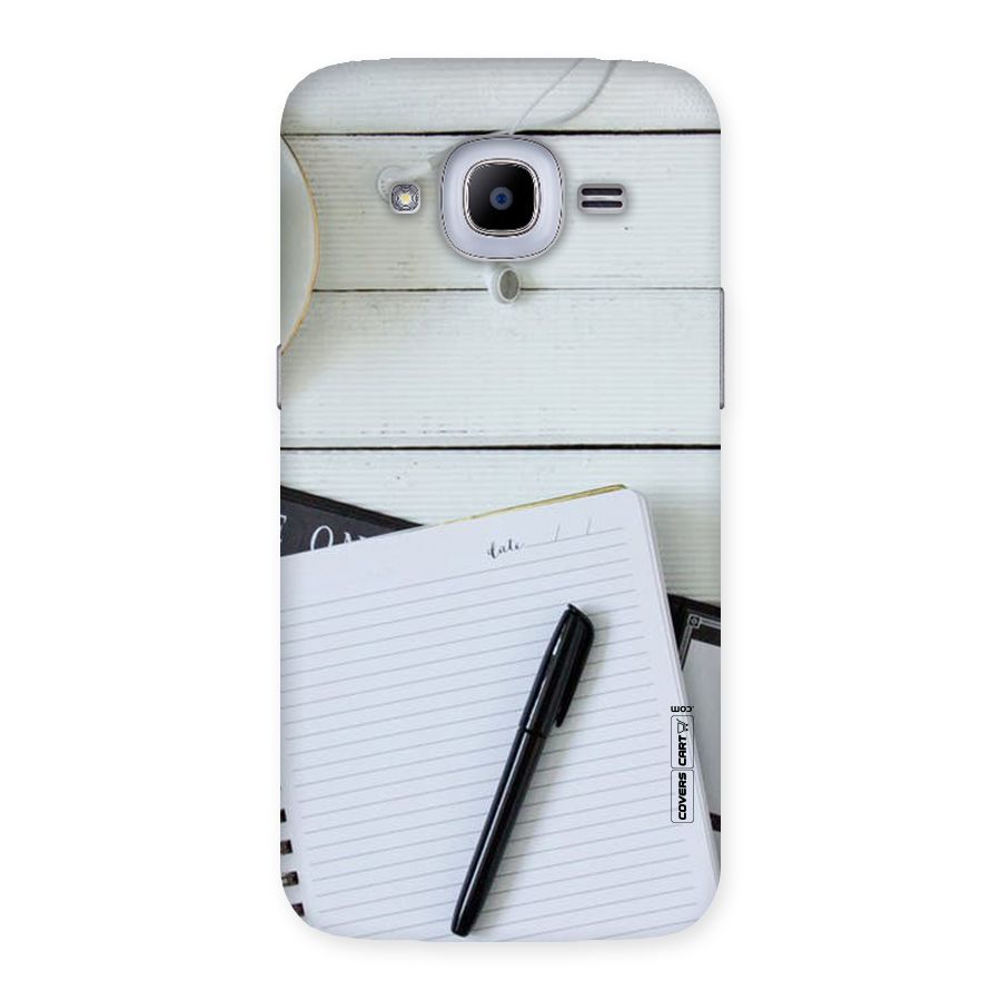 Headphones Notes Back Case for Samsung Galaxy J2 Pro