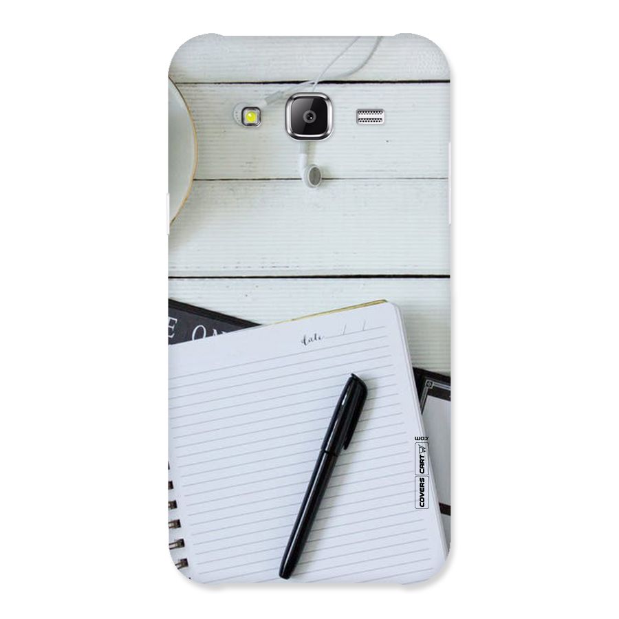 Headphones Notes Back Case for Samsung Galaxy J5