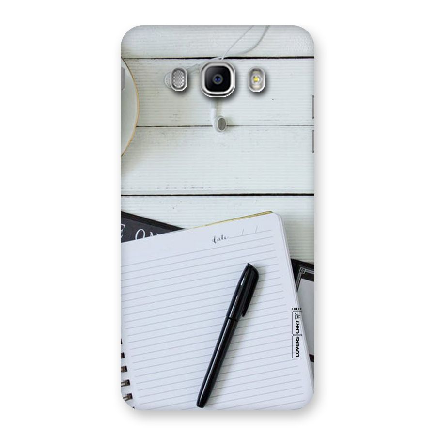 Headphones Notes Back Case for Samsung Galaxy J5 2016