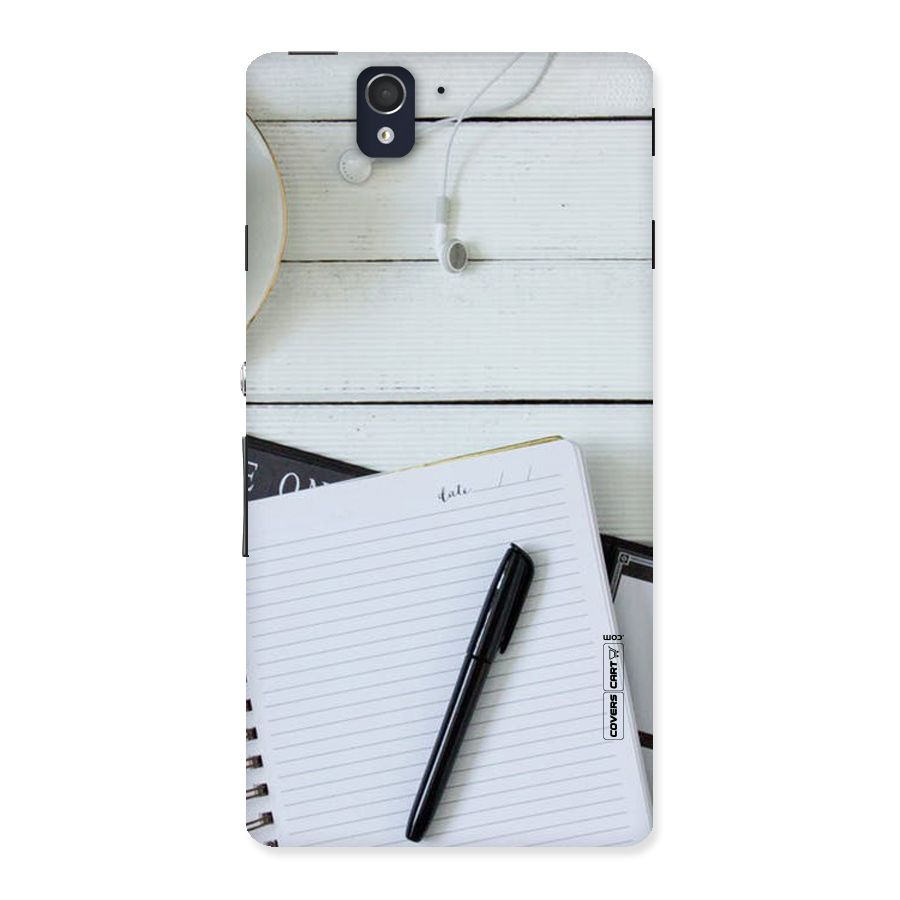 Headphones Notes Back Case for Sony Xperia Z