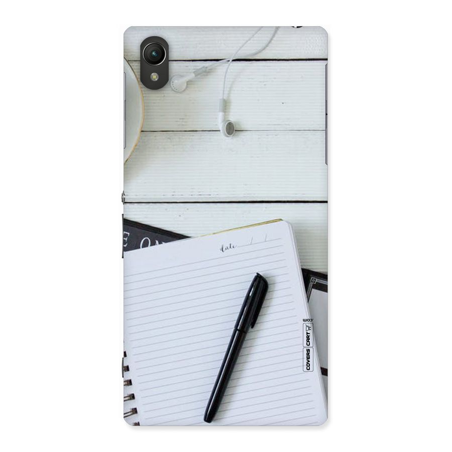 Headphones Notes Back Case for Sony Xperia Z1