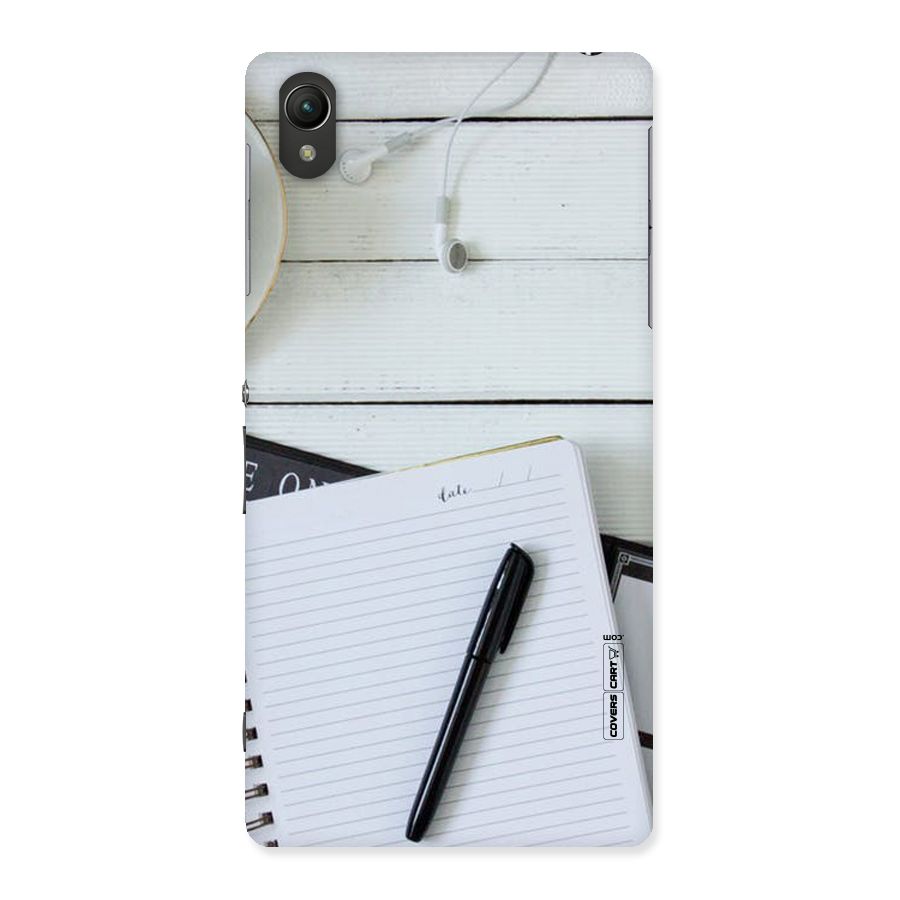 Headphones Notes Back Case for Sony Xperia Z2