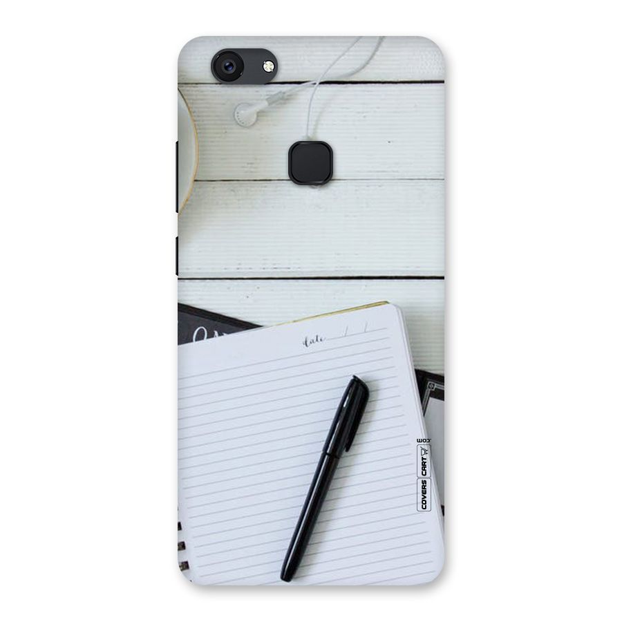 Headphones Notes Back Case for Vivo V7 Plus