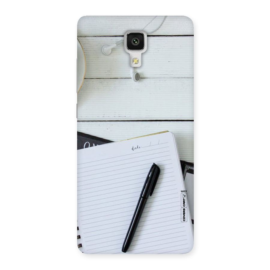 Headphones Notes Back Case for Xiaomi Mi 4