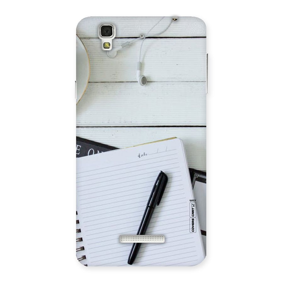 Headphones Notes Back Case for YU Yureka Plus