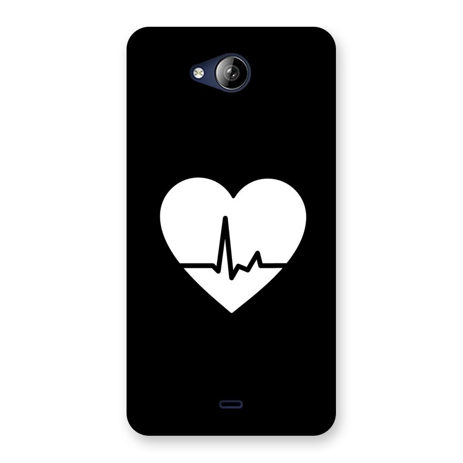 Heart Beat Back Case for Canvas Play Q355
