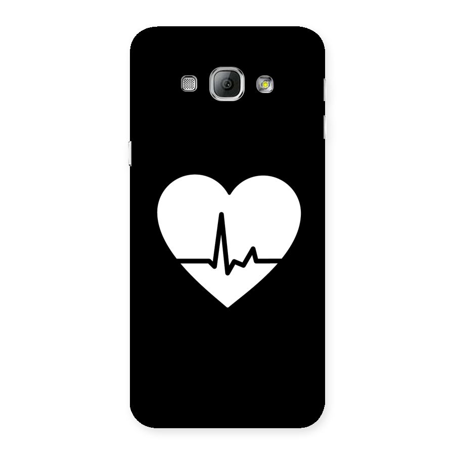 Heart Beat Back Case for Galaxy A8