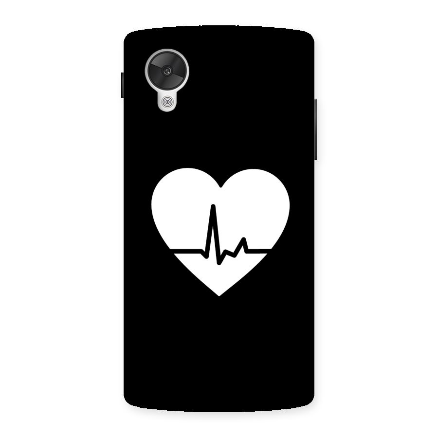 Heart Beat Back Case for Google Nexsus 5