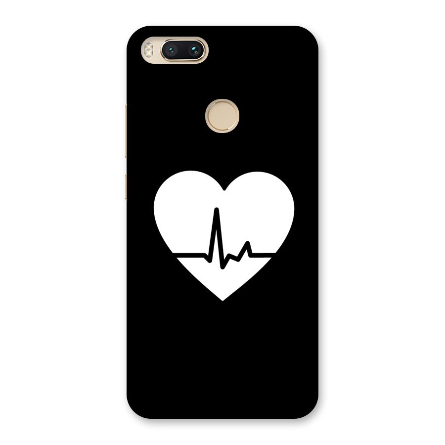 Heart Beat Back Case for Mi A1