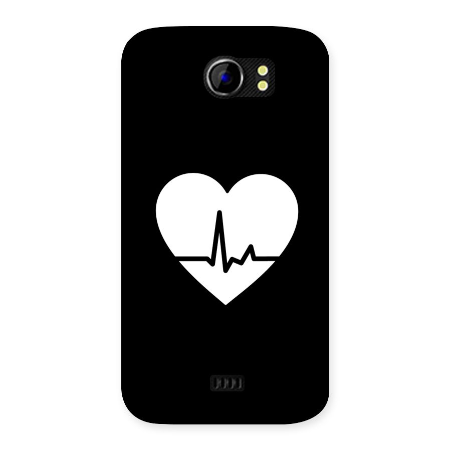 Heart Beat Back Case for Micromax Canvas 2 A110