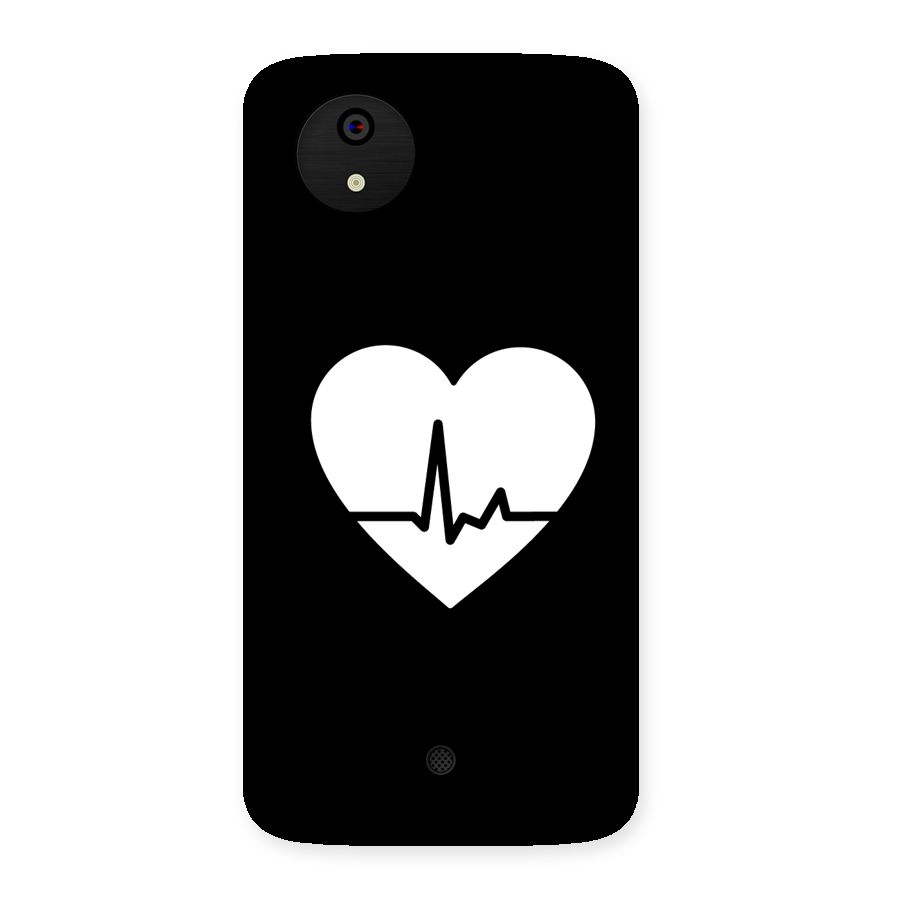 Heart Beat Back Case for Micromax Canvas A1