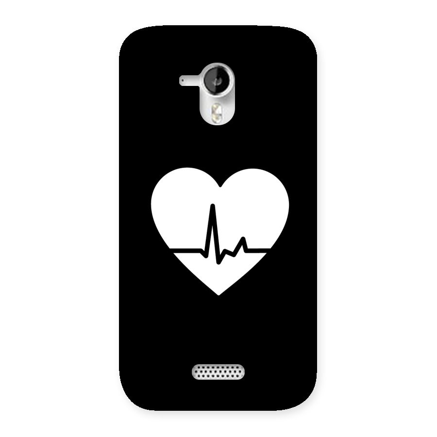 Heart Beat Back Case for Micromax Canvas HD A116