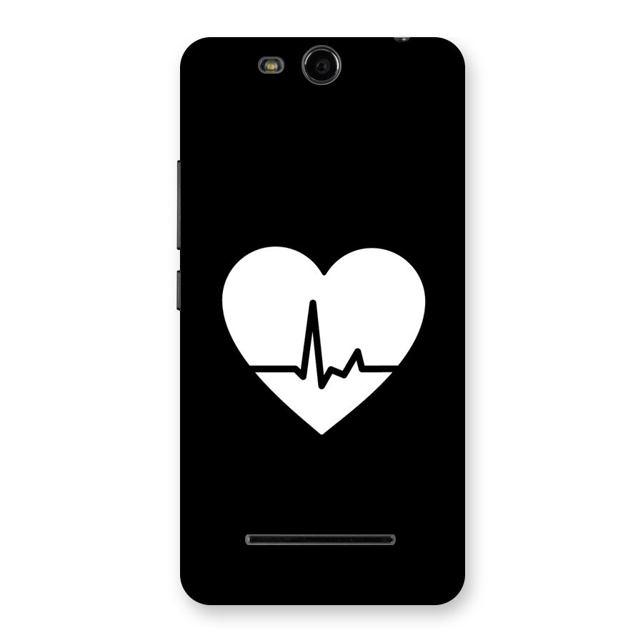 Heart Beat Back Case for Micromax Canvas Juice 3 Q392